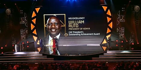 CAF Honours President Ruto With Outstanding Achievement Award After CHAN 2024 Success